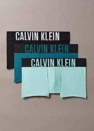 – 40% | оригинальные боксеры из микрофибры calvin klein intense power micro набор 3-pack trunk