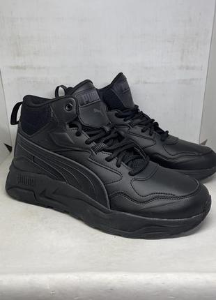 Кросівки високі чоловічі ( оригінал) puma trinity lite mid 395302-01.