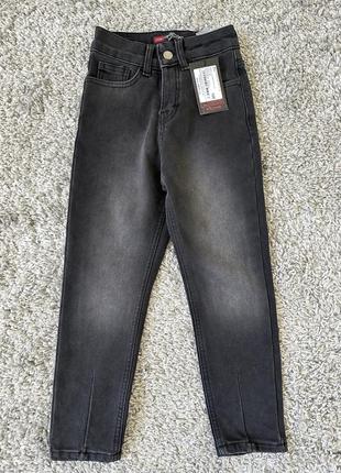 Теплі зимові утеплені джинси висока посадка туреччина