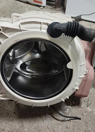 Б/у бак в сборе на стиральную машину whirlpool, ariston, indesit после замены подшипников .  2102706
