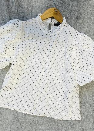 Красивая рубашка в горошек! размер с
