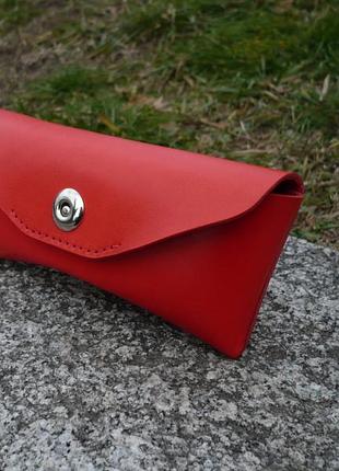 Кожаный футляр для очков