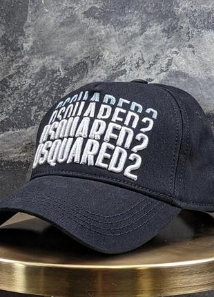 Бейсболка кепка dsquared2 icon black white