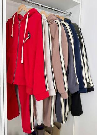 Теплий спортивний костюм батал спортивний костюм на флісі