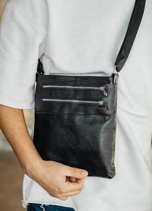 Сумка чоловіча шкіряна дабл ап