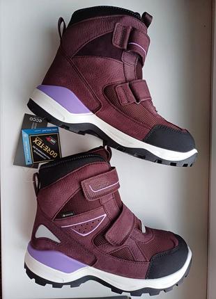 Черевики зимові ecco snow mountain 71026351663 gore-tex розміри 38,39 оригінал