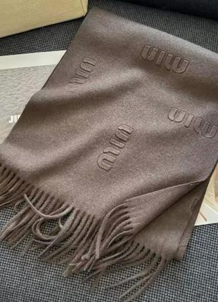 Щарф в стилі miu miu