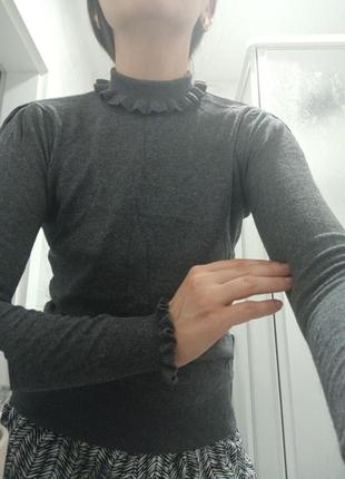 Сірий тепленький гольфик