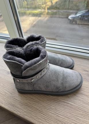 Угги кожаные