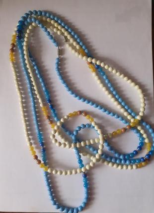 Украшение - ожерелье, винтаж, производство чехии