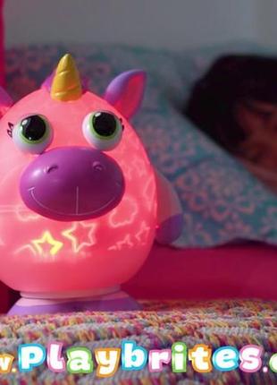 Светильник playbrites единорог | оригинальный светильник в детскую | ночник детский беспроводной.о+