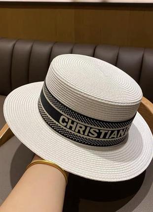 Шляпа шляпа в стиле dior