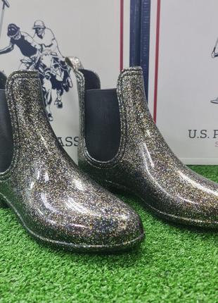 Женские блестящие ботинки челси  atmosphere 38,40р za2