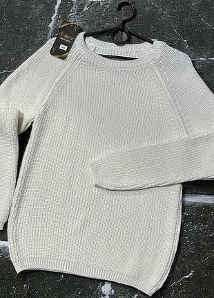 Шерстяной свитер с люрексом,туречень