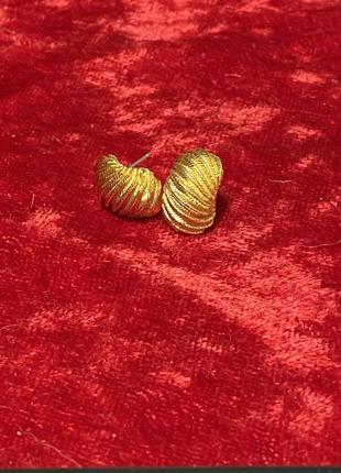 🇺🇸винтажные серьги, ракушки.