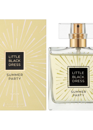 Парфюмерная вода женская avon little black closure dress summer party 50 мл2 фото