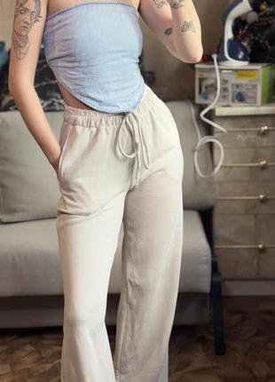 Спортивные штаны палаццо2 фото