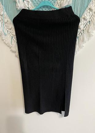 Юбка трикотаж карандаш карандаш вязаная