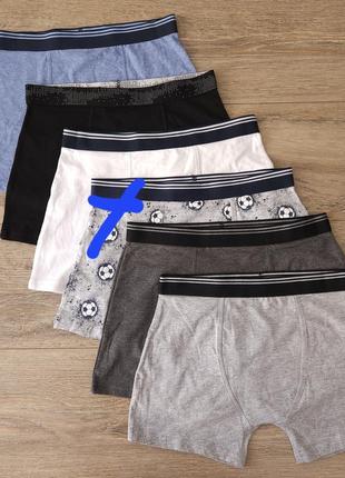 11-12 лет, 152 см, однотонные трусы боксерки primark