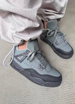 Кроссовки nike air jordan 4 retro «&nbsp;wet cement&nbsp;» premium