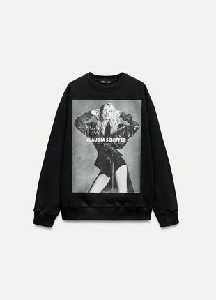 Свитшот zara claudia schiffer3 фото