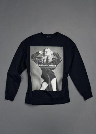 Свитшот zara claudia schiffer2 фото