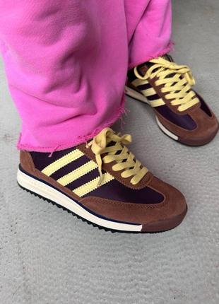 Кросівки adidas sl 72  brown / yellow