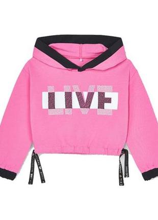 Гарний укорочений світшот худі на 8 років