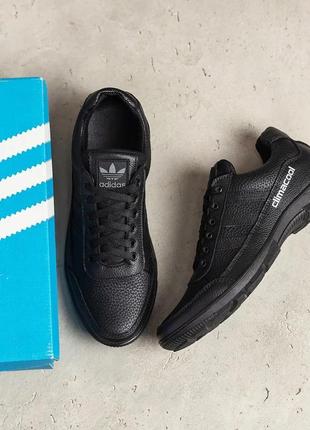 Мужские кожаные кроссовки adidas climacool step cross