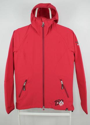 Легкая треккинговая софтшелл куртка salewa alpine extreme red softshell 150 year jacket