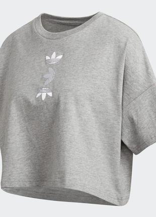 Футболка adidas оригинал кроп топ