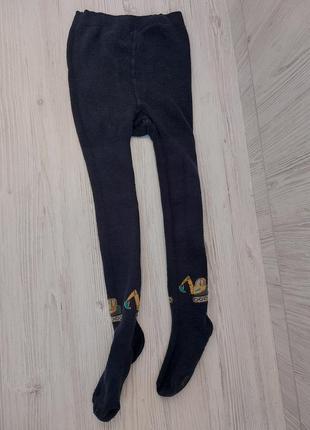 Теплые махровые колготы