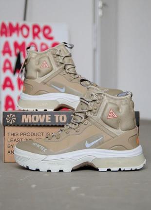 Мужские кроссовки nike acg Jordans gaiadome gore-tex khaki