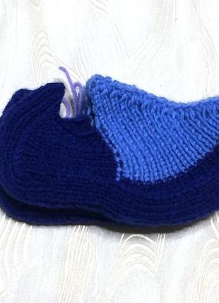 В'язані теплі шкарпетки капці ", р.37-39
