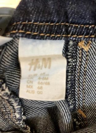 Джинсовий комбінезон h&m 4