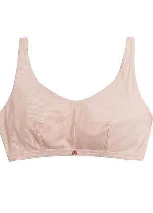 80-85 бюст топ в рубчик с кружевной спинкой m&s rosie