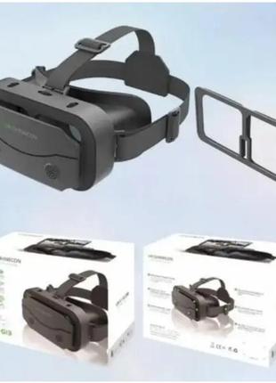 Окуляри віртуальної реальності 3d shine on vr з пультом