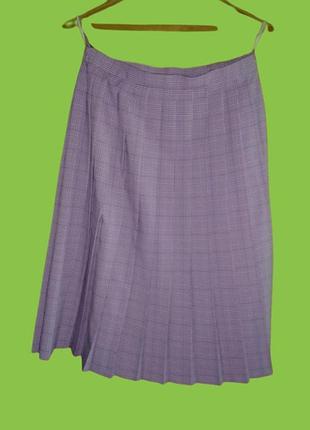Юбка плиссе клетка
