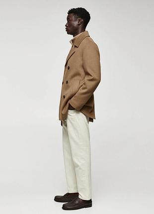 Пальто massimo dutti шерсть 100%.