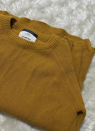 Джемпер с распорками р.128 куркума