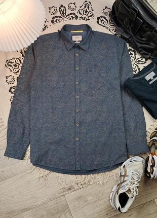 Брендовая стильная хлопковая рубашка в красивый принт camel active💙