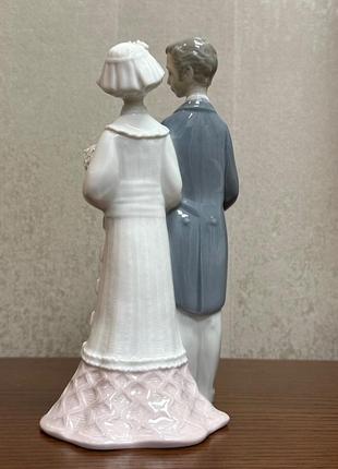 Фарфоровая статуэтка lladro «свадьба». 3