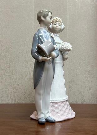 Фарфоровая статуэтка lladro «свадьба». 5