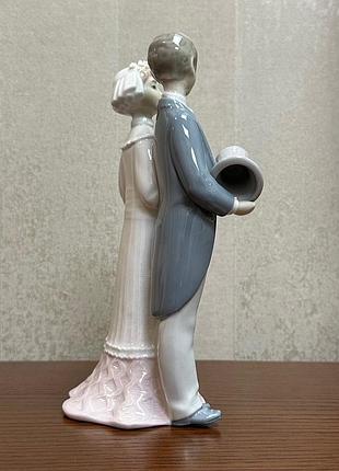 Фарфоровая статуэтка lladro «свадьба». 4