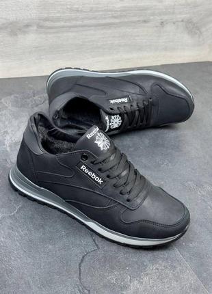 Мужские ботинки качественный материал удобны в носке теплые зимние красиво выглядят