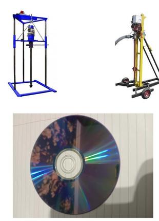 Чертежи буровой установки (2 видов) для создания водяных скважин до 70 метров