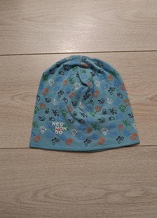 Демісезонна подвійна шапочка