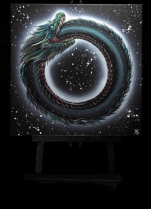 Картина акрил уроборос