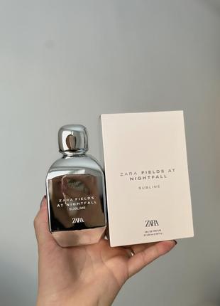 Парфюм zara fields at nightfall sublime 100 ml новые распакованная