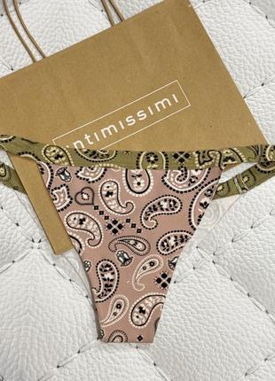 Intimissimi 🇮🇹 хлопковые трусики бразилиана